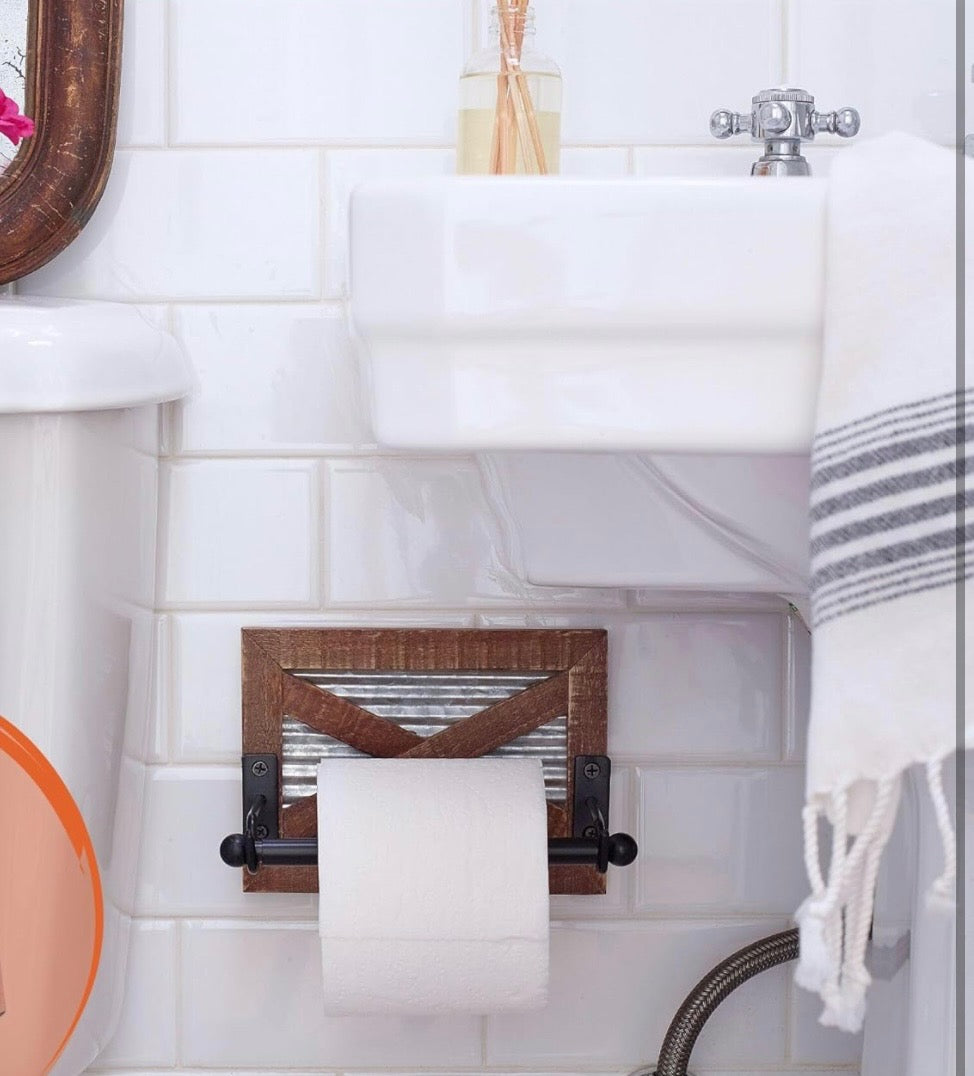 Farmhouse Toilet Paper Holder