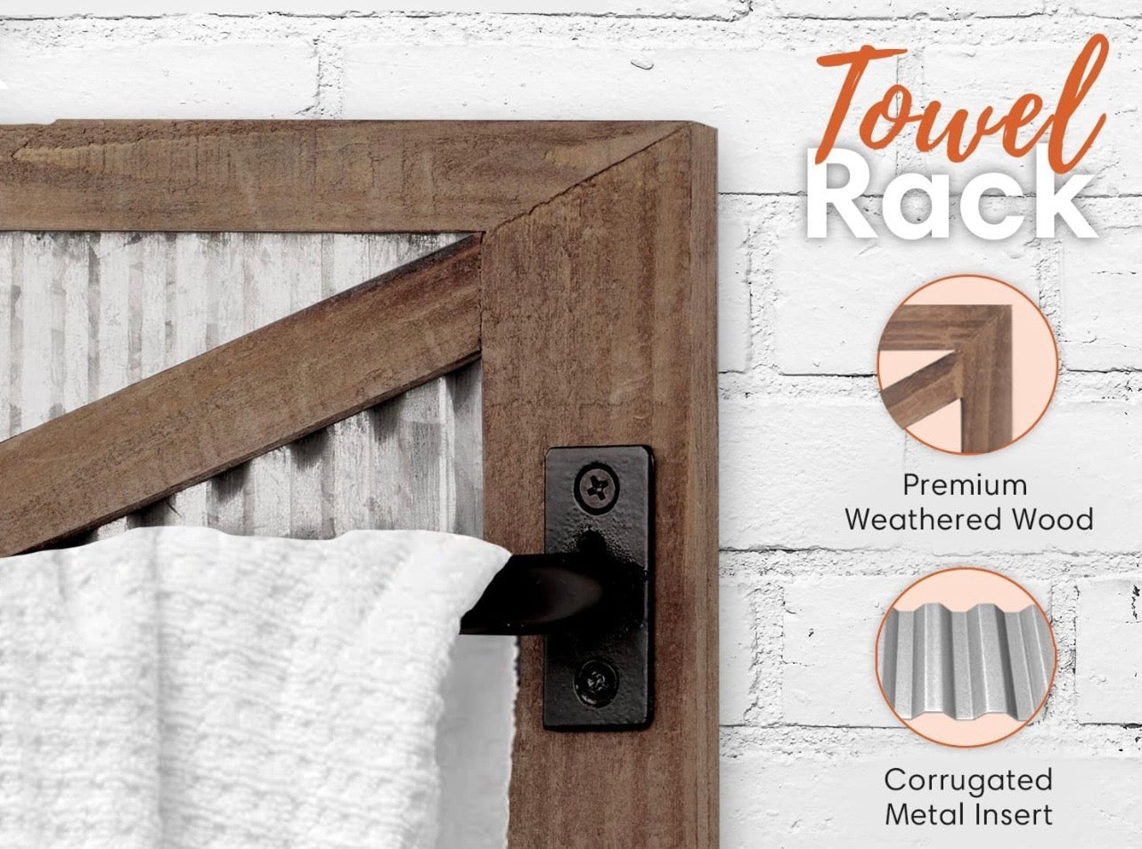 Farmhouse Towel Rack