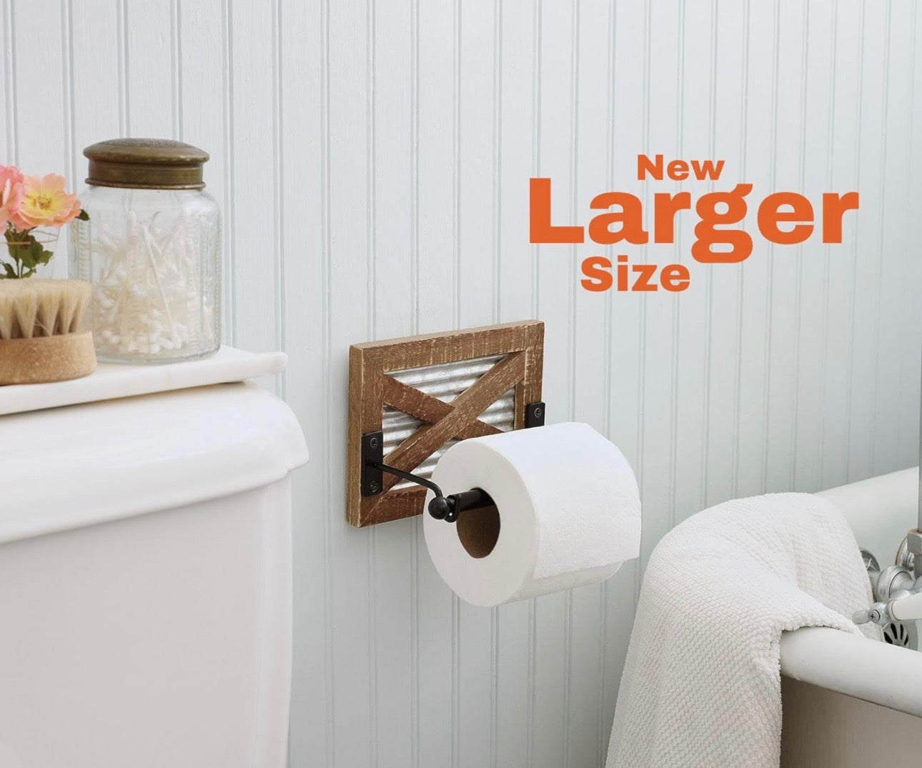 Farmhouse Toilet Paper Holder